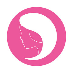 abstract woman icon image vector illustration design 