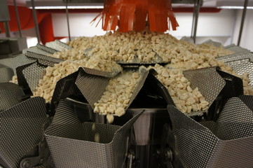 Factory Food Manufacturing - Multihead Weighing