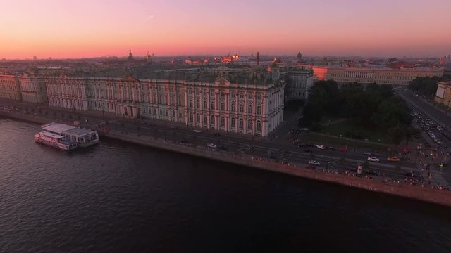 winter palace aerial view 