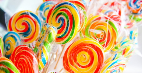 Fototapeta na wymiar ロリポップのキャンディ(Lollipop Candy)