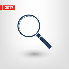 Search  icon, vector illustration. Flat design style