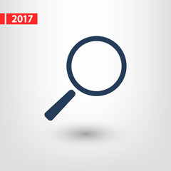 Search  icon, vector illustration. Flat design style