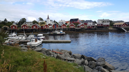 Fototapeta premium The fishing village Reine