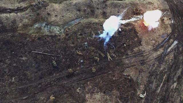 Final push in the battle