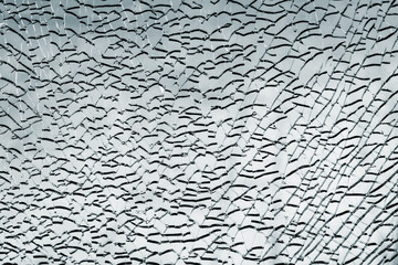 Broken strained glass with cracks, texture