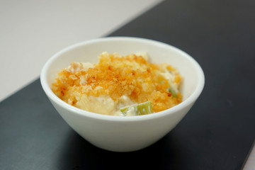 Macaroni Cheese with Leeks and Breadcrumbs