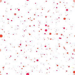 Fototapeta na wymiar Seamless pattern with red confetti