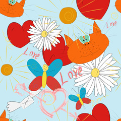 Nice seamless pattern. Vector illustration