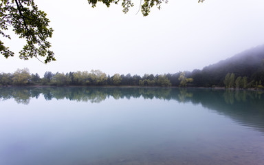 lake in the mountains of the Crimea
