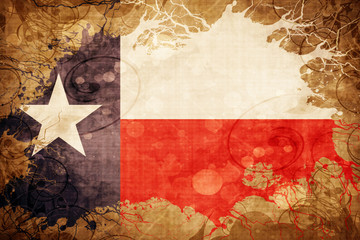 Vintage texas flag