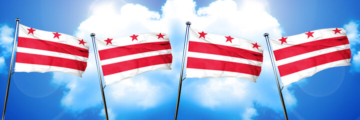 corsica flag, 3D rendering