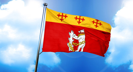 corsica flag, 3D rendering