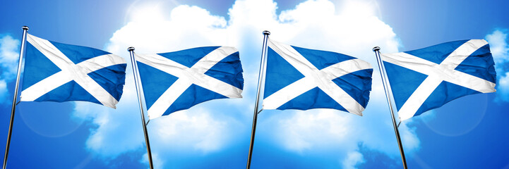 Scotland flag, 3D rendering