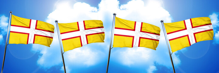 Dorset flag, 3D rendering
