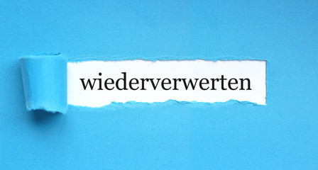 wiederverwerten