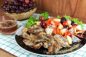 Grilled chicken salad