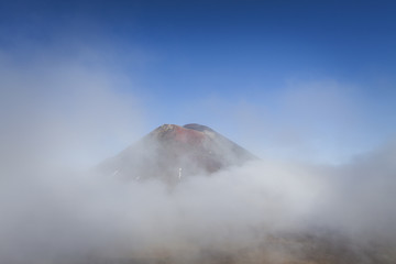 Ngauruhoe volcano (2291mt), Tongariro national park, North islan