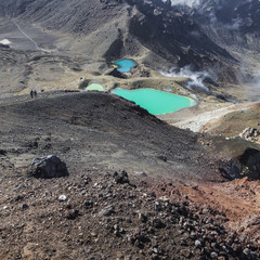 Emerald Lakes Tongariro National Park, New Zealand
