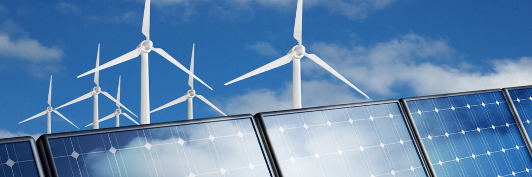 panneaux solaires &eacute;oliennes