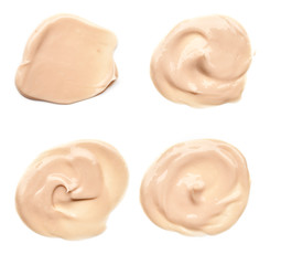 smear paint of cosmetic products