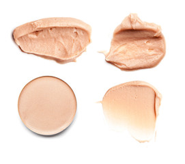 smear paint of cosmetic products