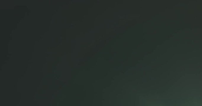 green lens flare erratic moves artifacts over black background for overlay, 4k prores footage