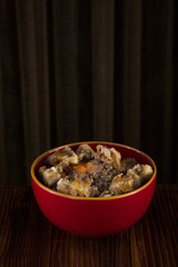 Buckwheat porridge with meat