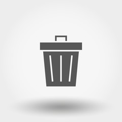 Trash can icon.