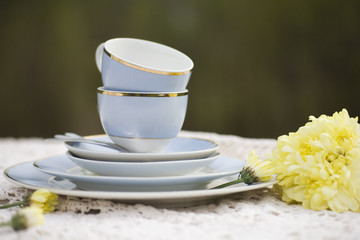 Śniadanie w ogrodzie