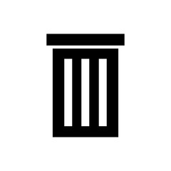 Trash bin vector icon