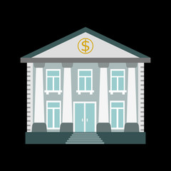 bank flat icon