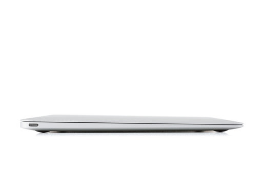 Closed Laptop, Side View