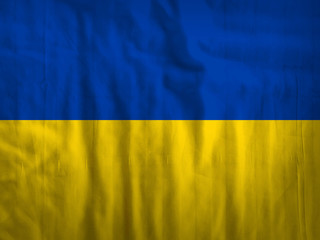 Ukraine flag fabric texture textile