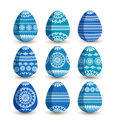 Vector Easter eggs