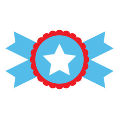 Vector badge star