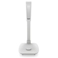 Led Sensor Desk Lamps. 3D render isolated on white background. Template for Object Presentation.