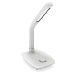 Led Sensor Desk Lamps. 3D render isolated on white background. Template for Object Presentation.