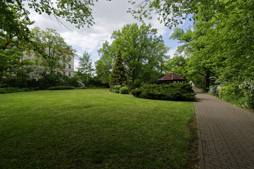 Lindenplatz  in  Zeitz, Burgenlandkreis, Sachsen-Anhalt,  Deutschland