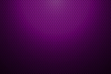spotlight on purple metallic mesh background.