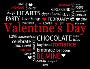 Valentine Word Cloud