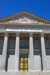 Congress of Deputies in Madrid, Spain