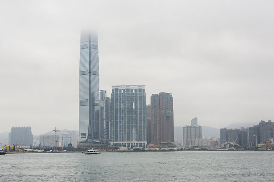 Hong Kong skyline from Victoria Harbour 