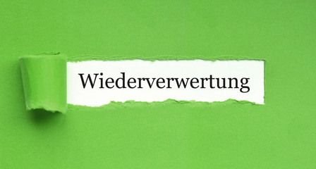 Wiederverwertung