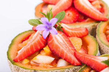 Melon And Strawberry