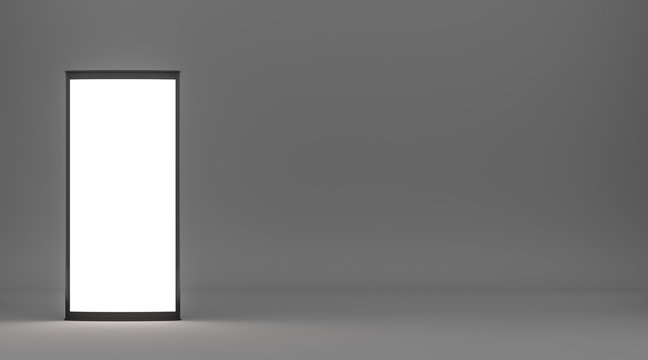 Lightboxe On studio Background