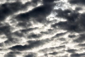 rain clouds before raining in rainy season