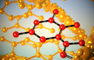 Molecule structure chemistry image