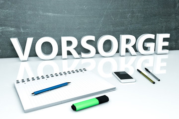 Fototapeta premium Vorsorge