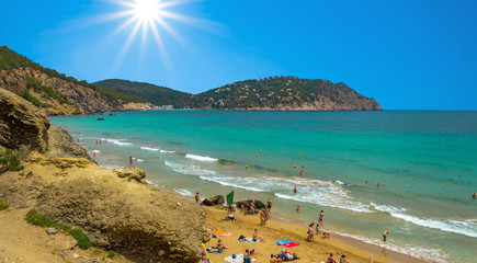 Playa de Aguas blancas en Ibiza