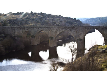 Bridge over the river Tormes, Salamanca, Spain